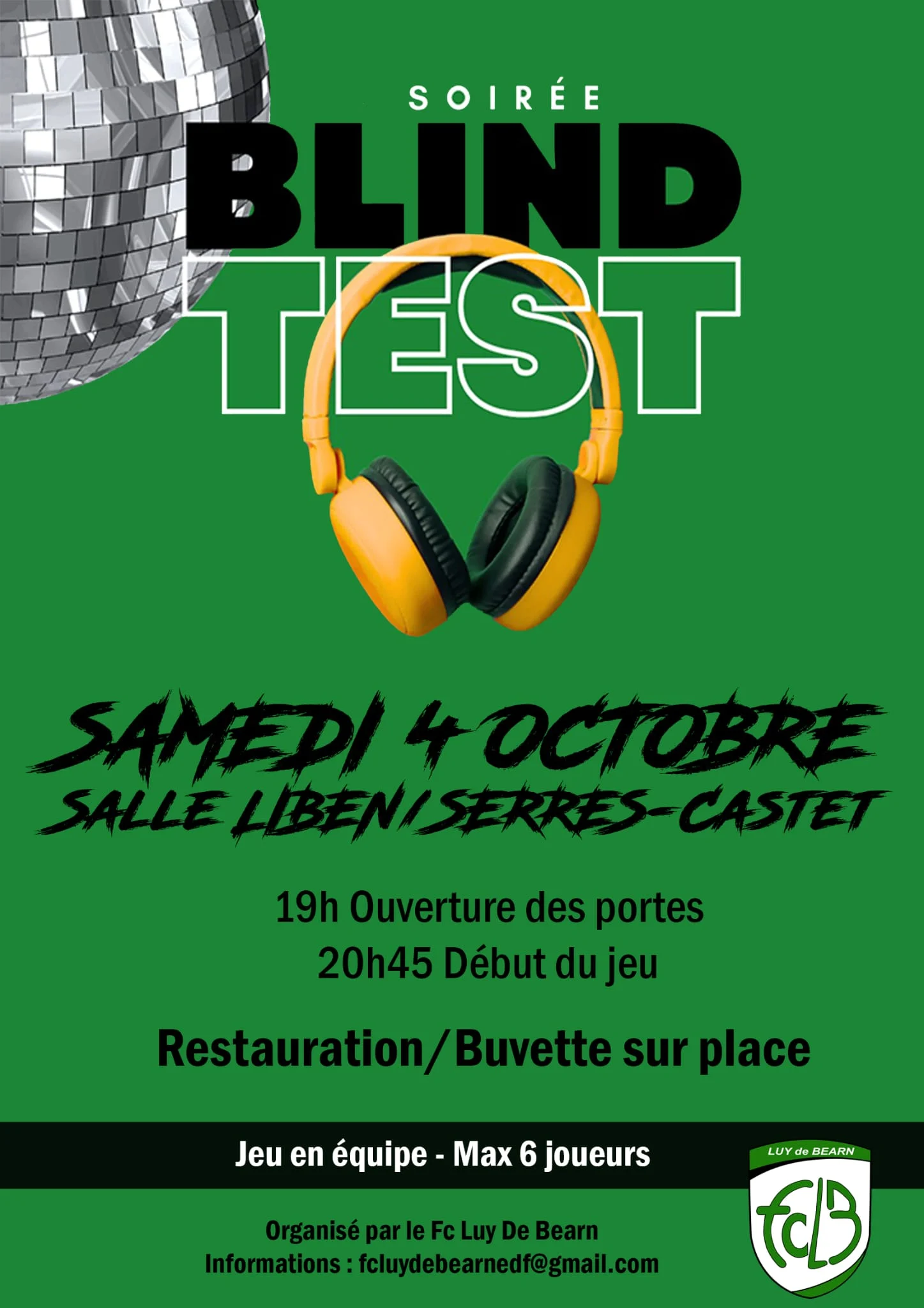 Affiche blind test 4 octobre