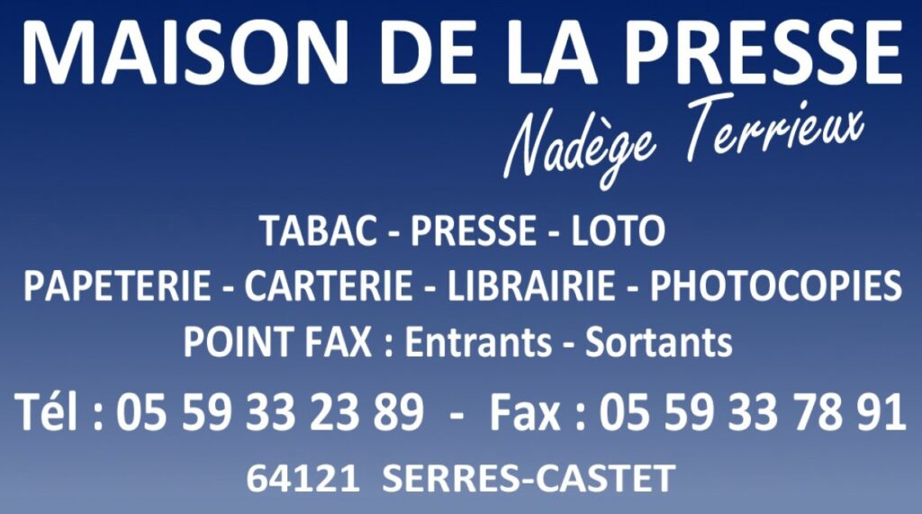 Partenaire premium Maison de la presse Serres-Castet